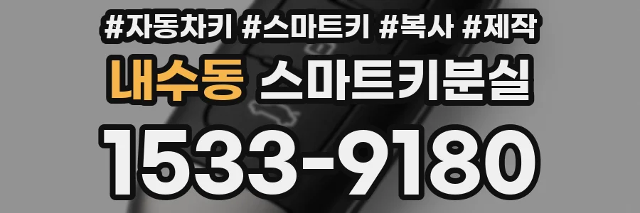 내수동 스마트키분실