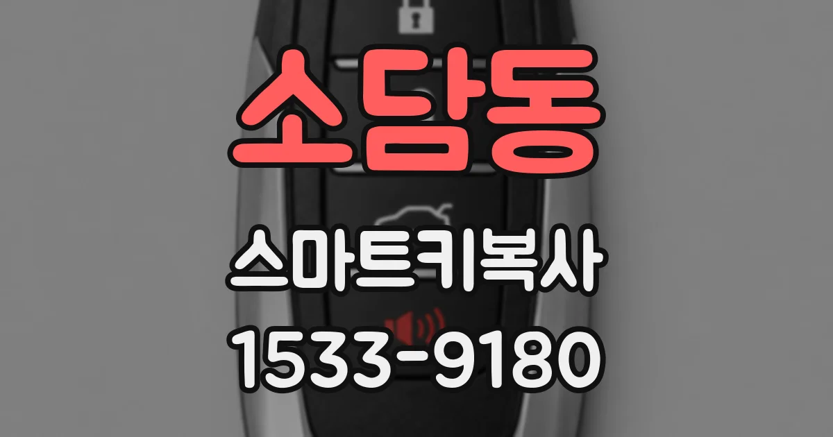 소담동 스마트키복사