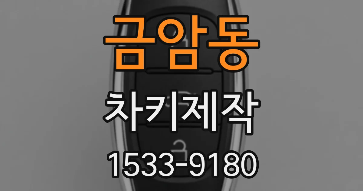 금암동 차키제작