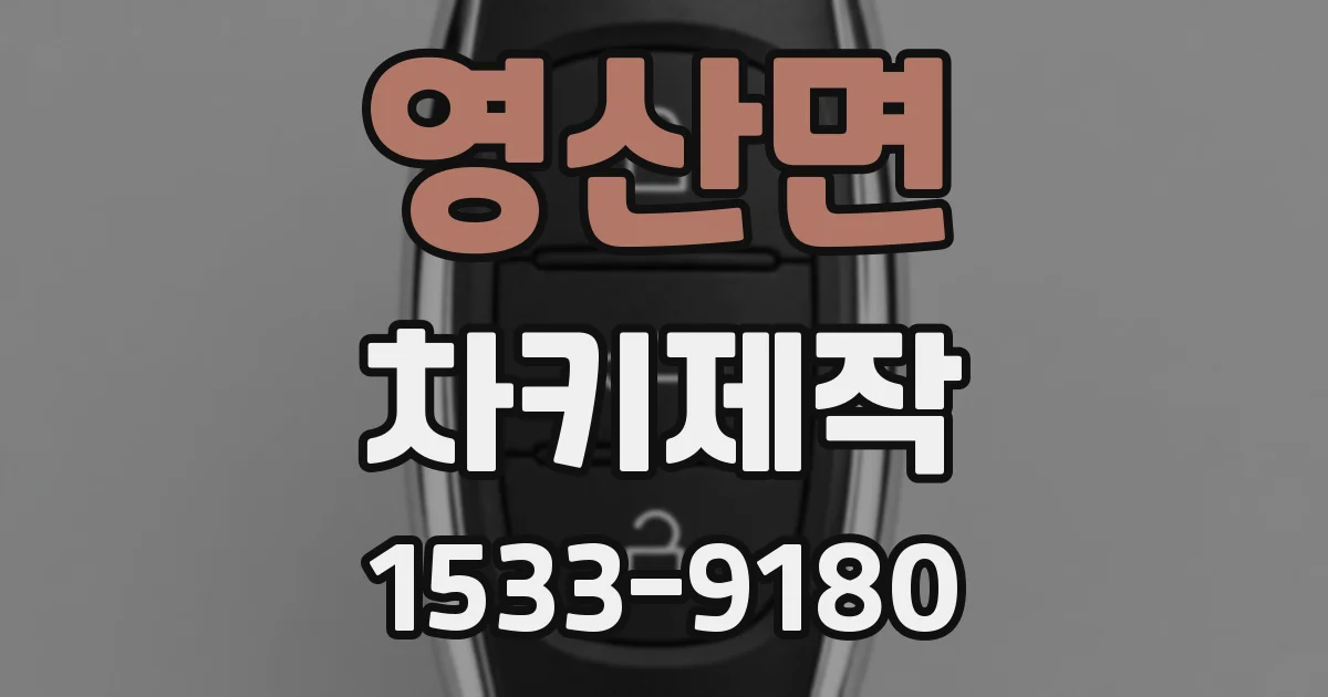 영산면 차키제작