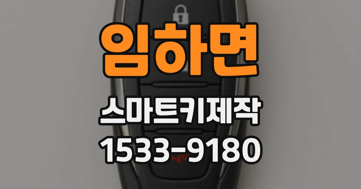 임하면 스마트키제작
