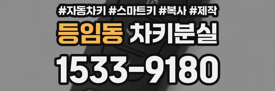등임동 차키분실