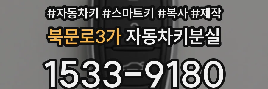 북문로3가 자동차키분실