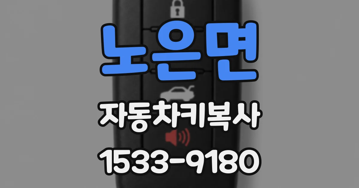노은면 자동차키복사