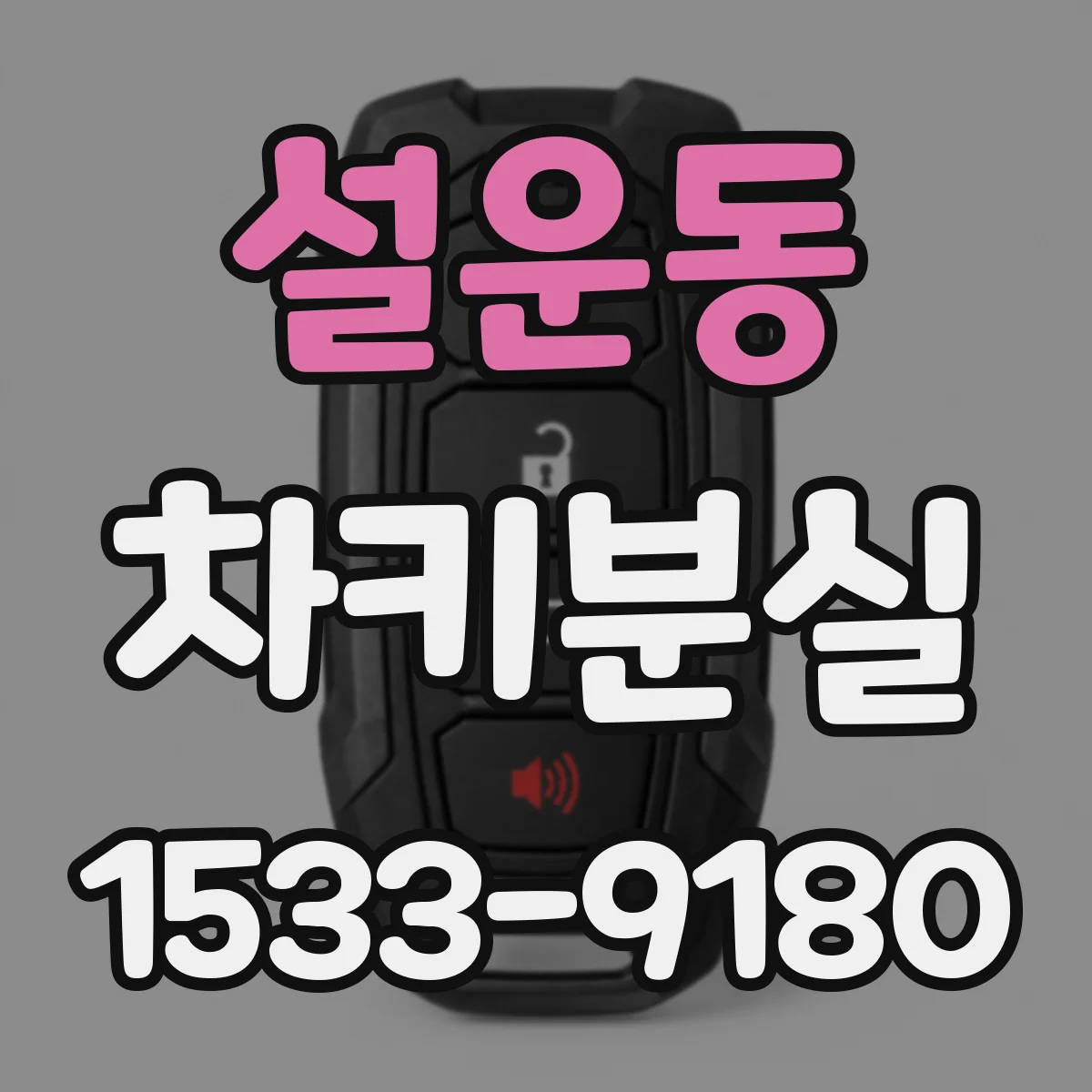 설운동 차키분실