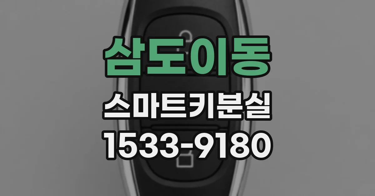 삼도이동 스마트키분실