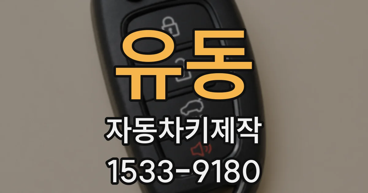 유동 자동차키제작