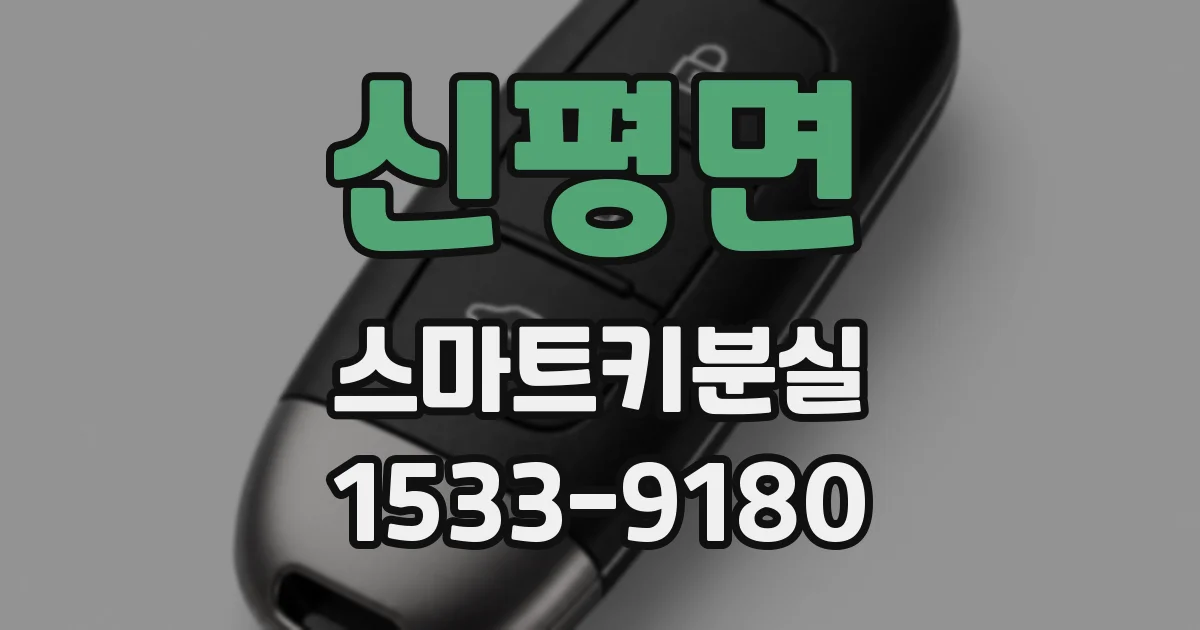 신평면 스마트키분실