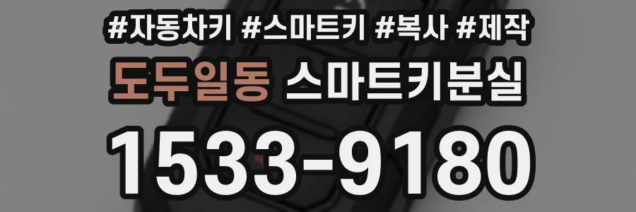 도두일동 스마트키분실