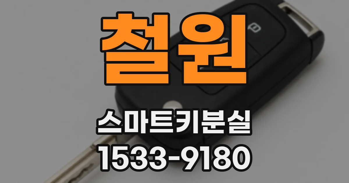 철원 스마트키분실