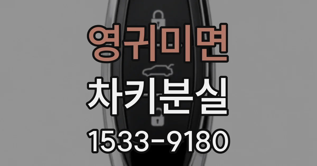 영귀미면 차키분실