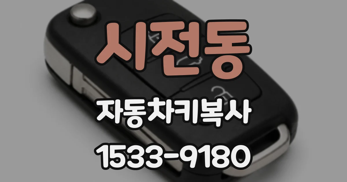 시전동 자동차키복사