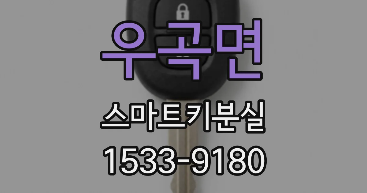 우곡면 스마트키분실