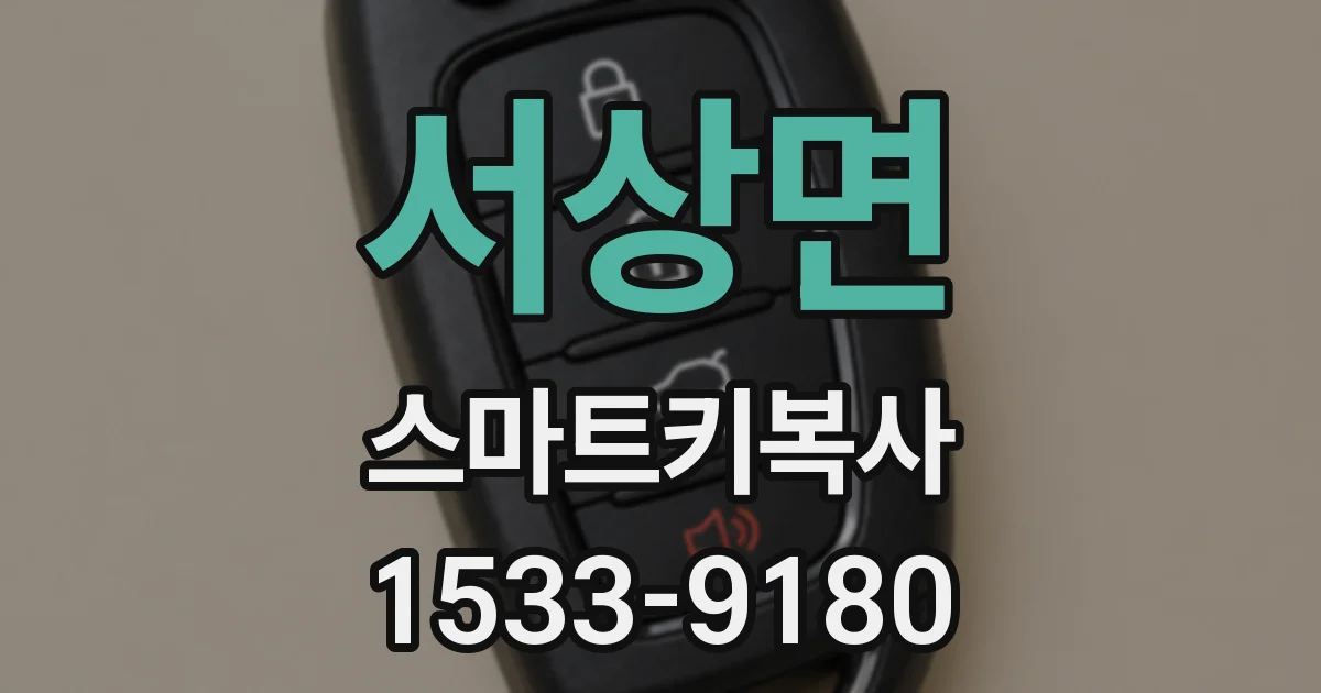 서상면 스마트키복사