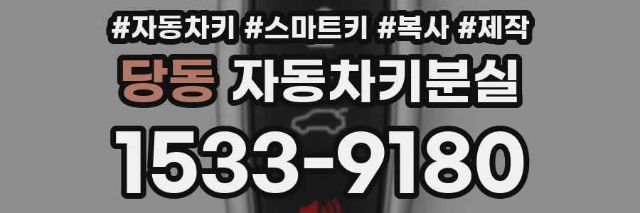 당동 자동차키분실