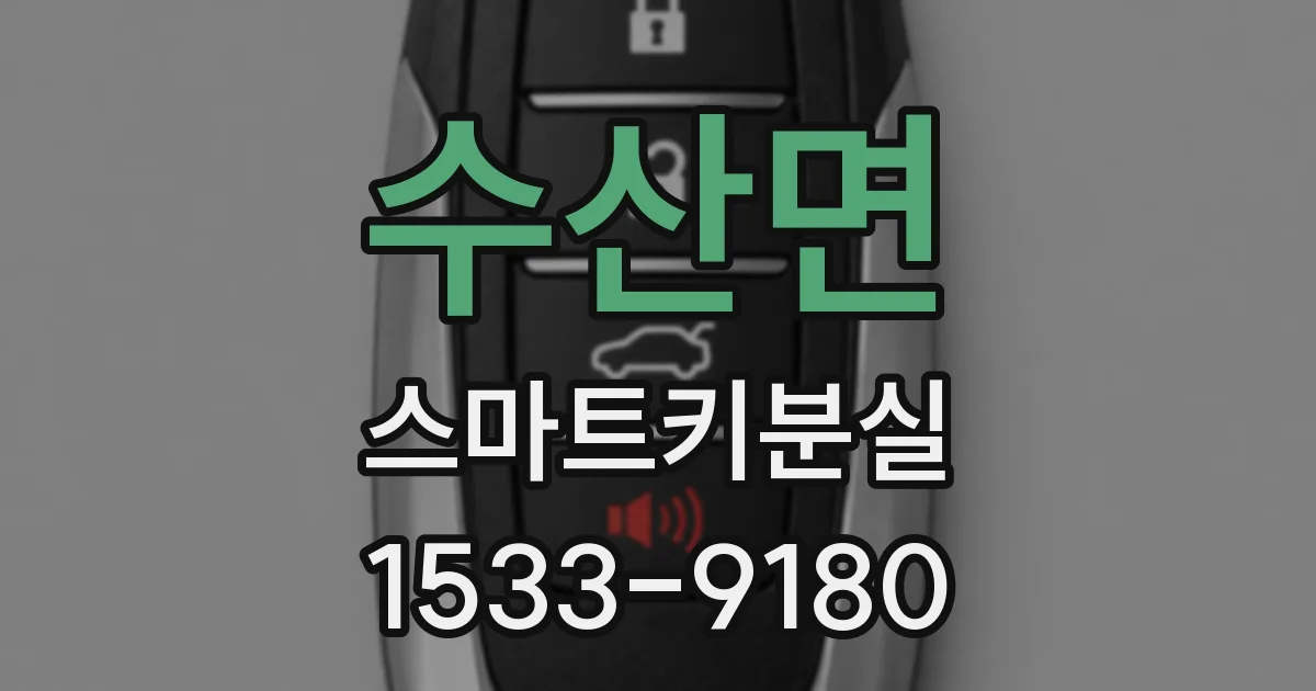 수산면 스마트키분실