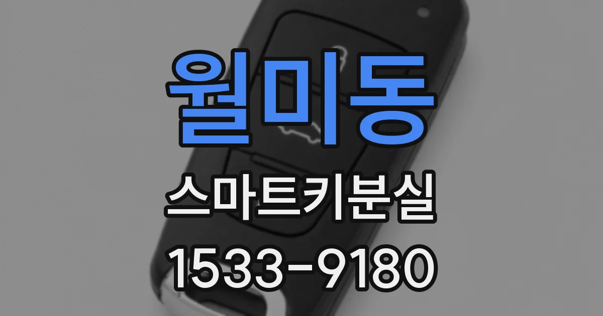 월미동 스마트키분실