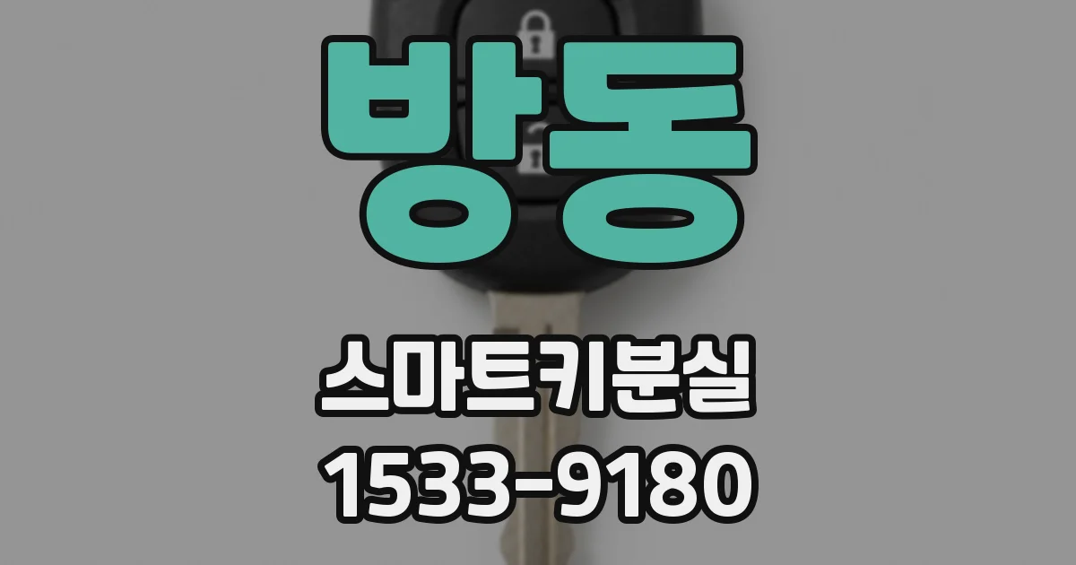 방동 스마트키분실