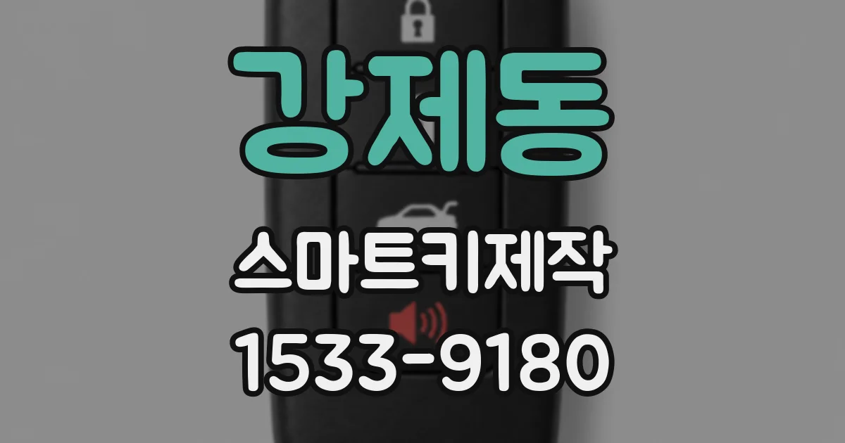 강제동 스마트키제작