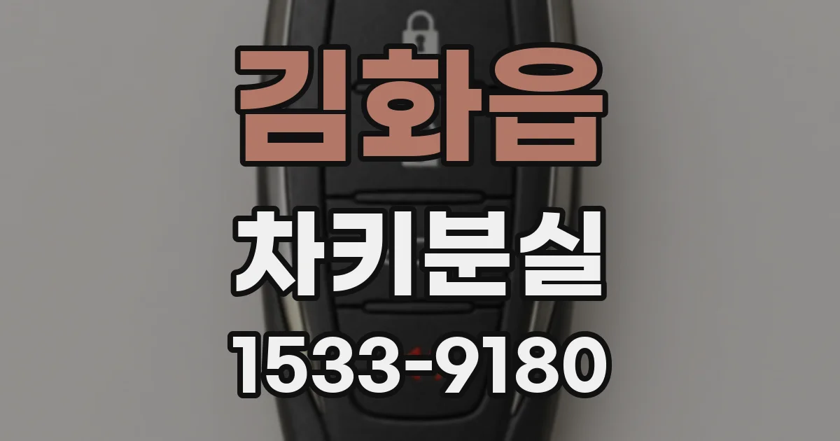 김화읍 차키분실