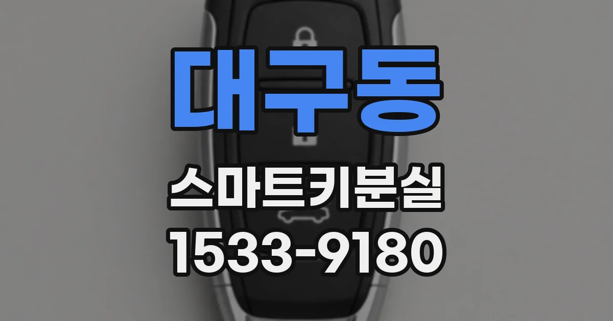 대구동 스마트키분실