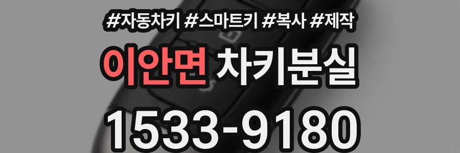 이안면 차키분실