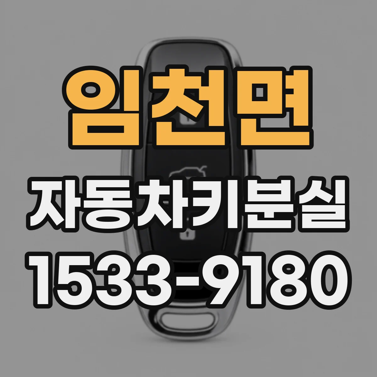 임천면 자동차키분실