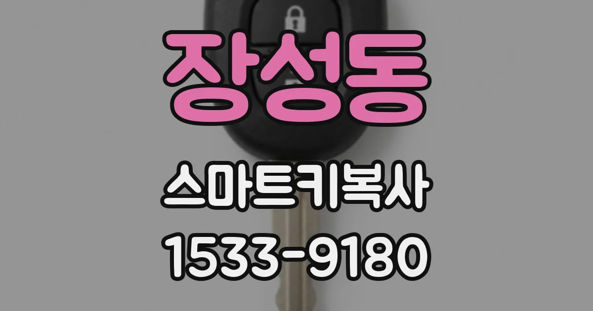 장성동 스마트키복사