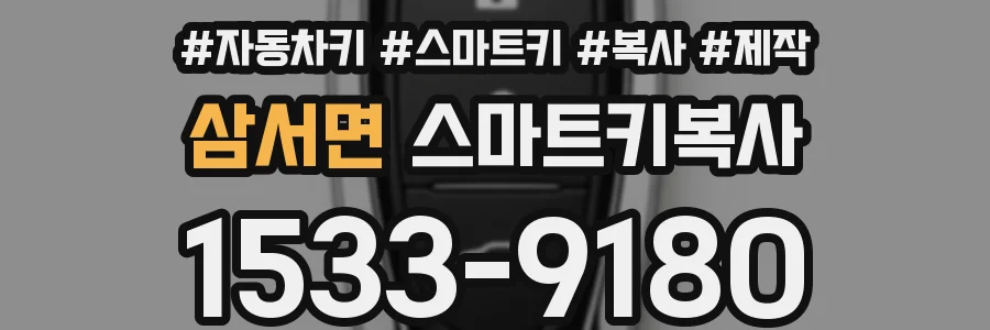 삼서면 스마트키복사