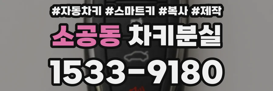 소공동 차키분실