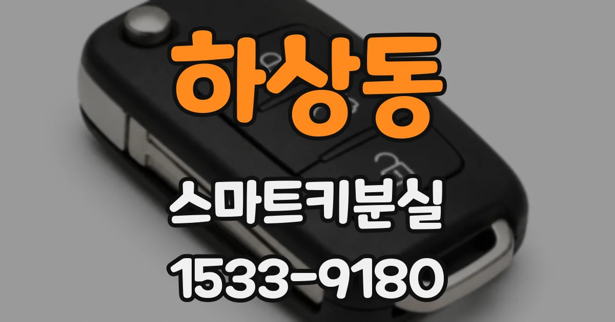 하상동 스마트키분실