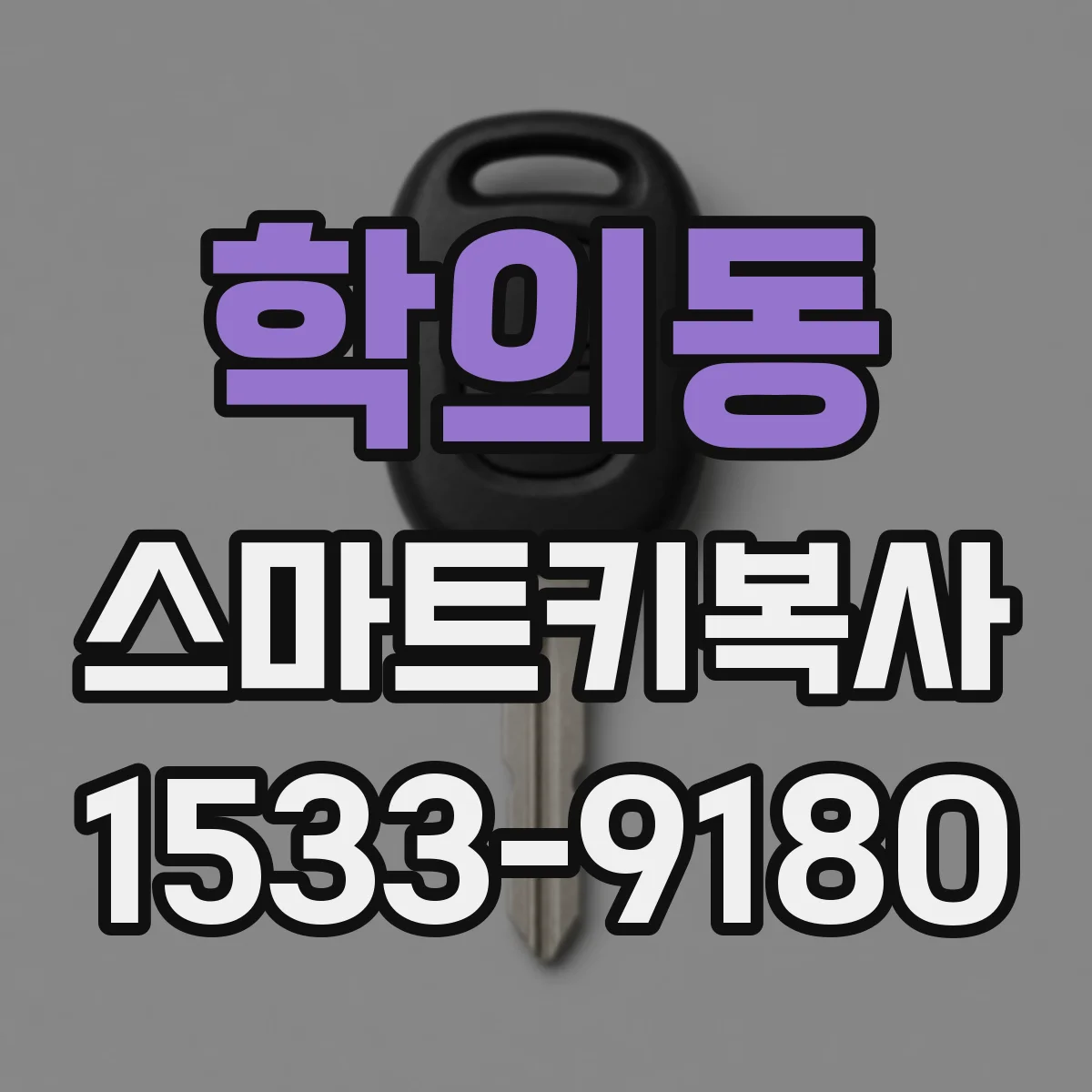 학의동 스마트키복사
