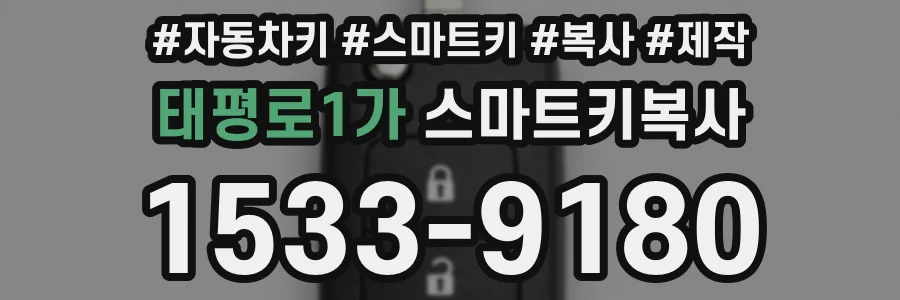 태평로1가 스마트키복사