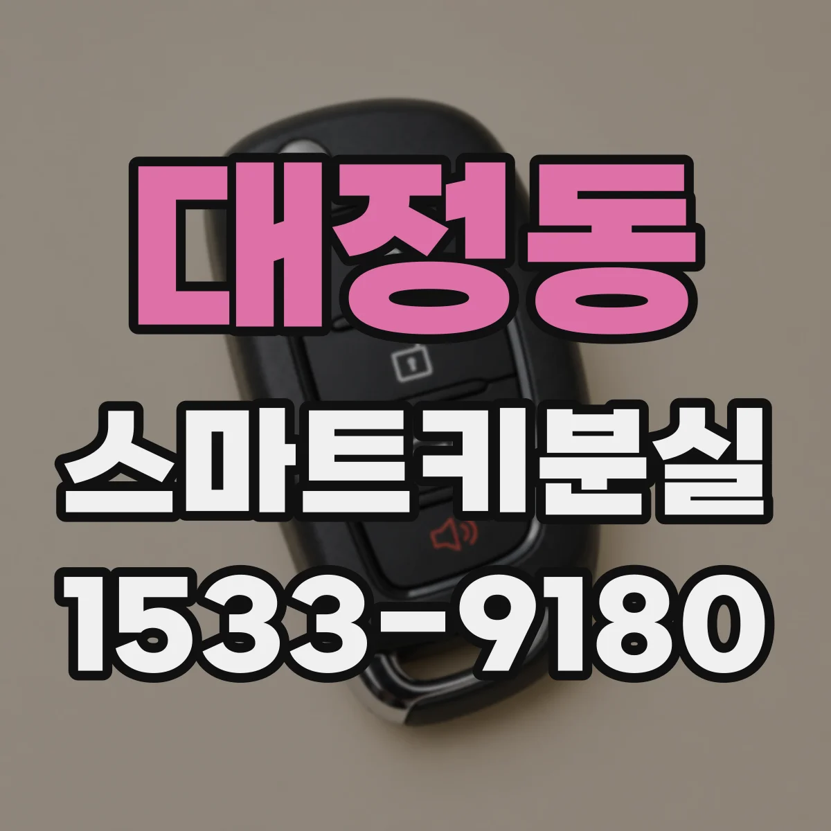 대정동 스마트키분실