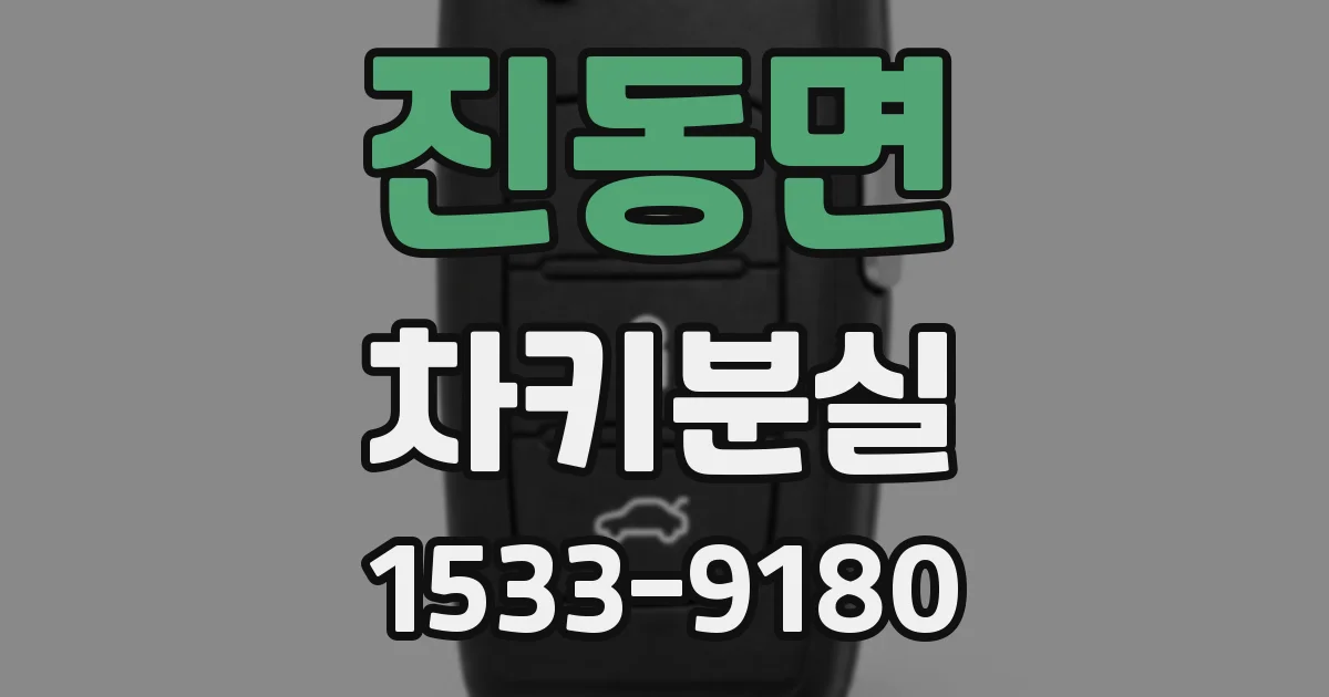 진동면 차키분실