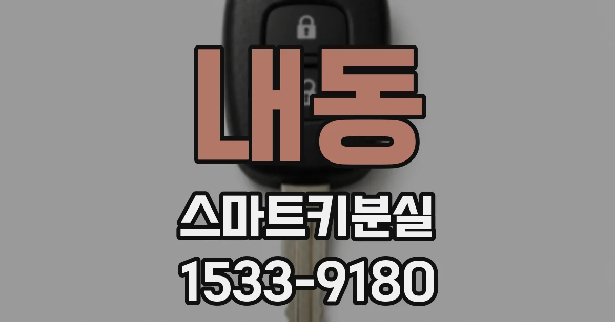 내동 스마트키분실