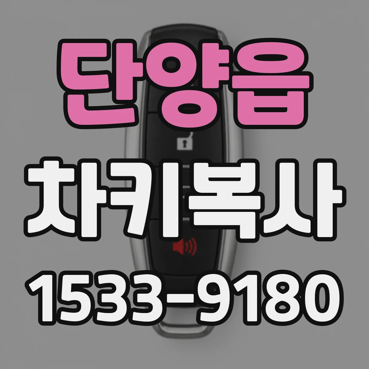 단양읍 차키복사