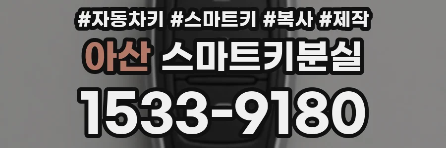 아산 스마트키분실