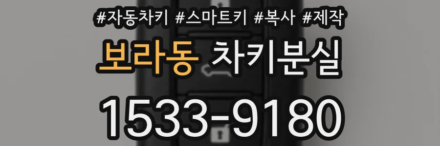 보라동 차키분실