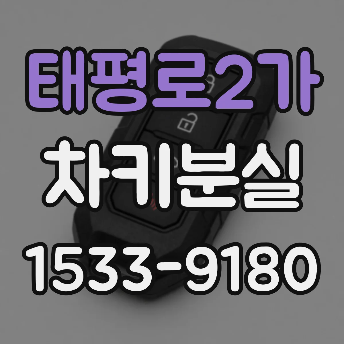 태평로2가 차키분실