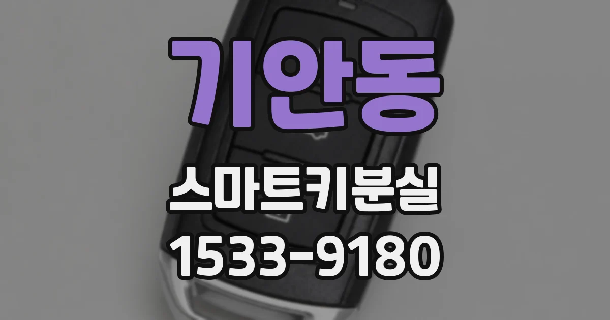 기안동 스마트키분실