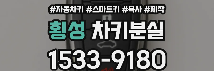 횡성 차키분실