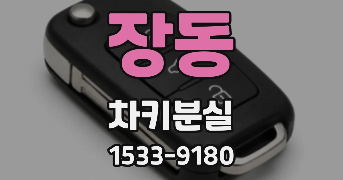 장동 차키분실