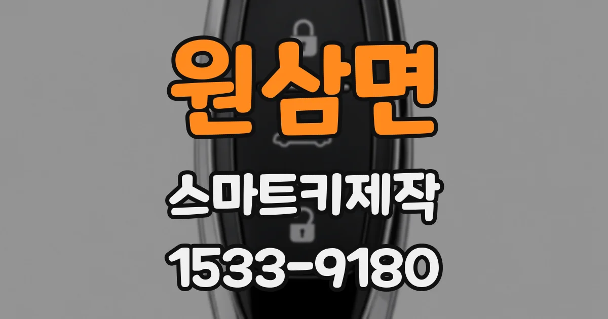 원삼면 스마트키제작