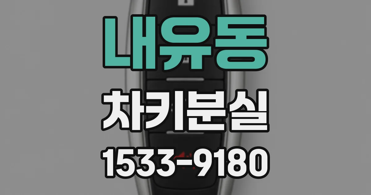 내유동 차키분실