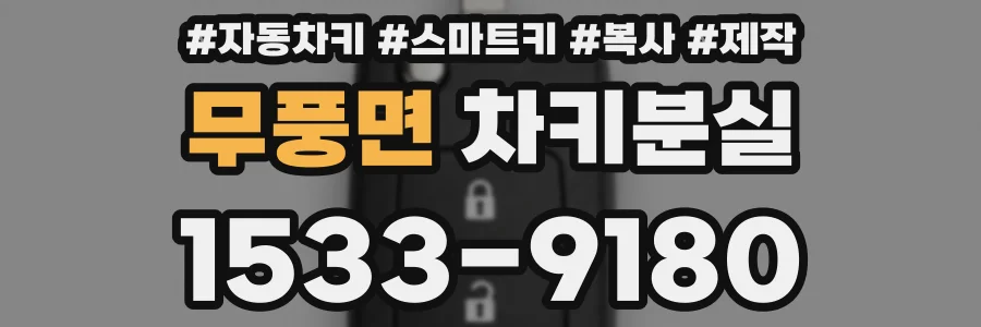 무풍면 차키분실
