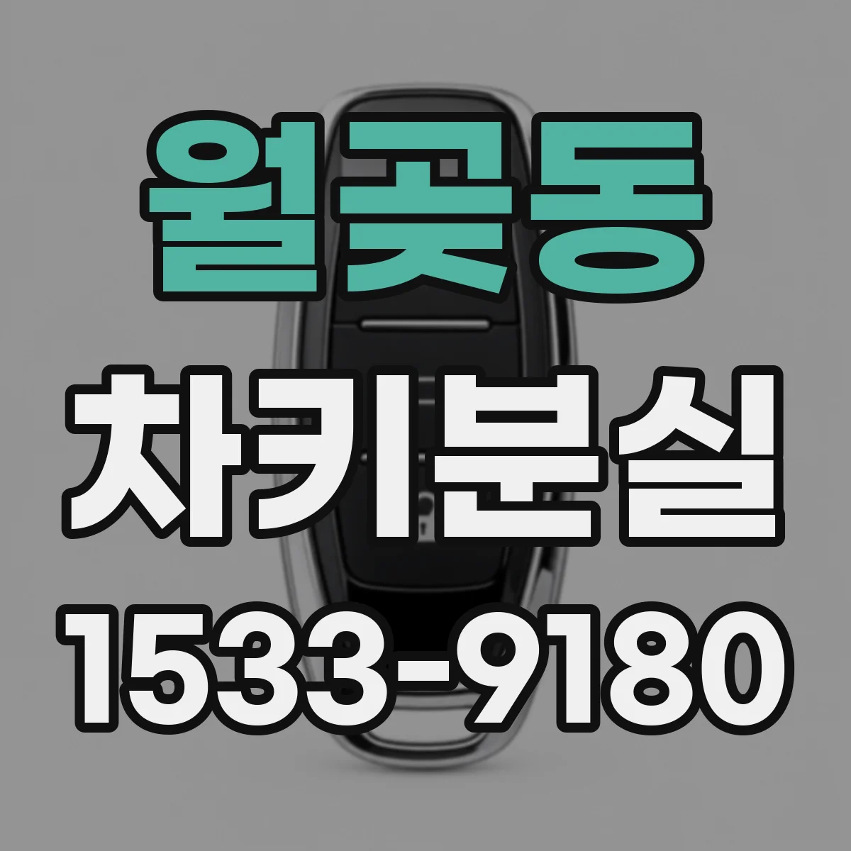 월곶동 차키분실