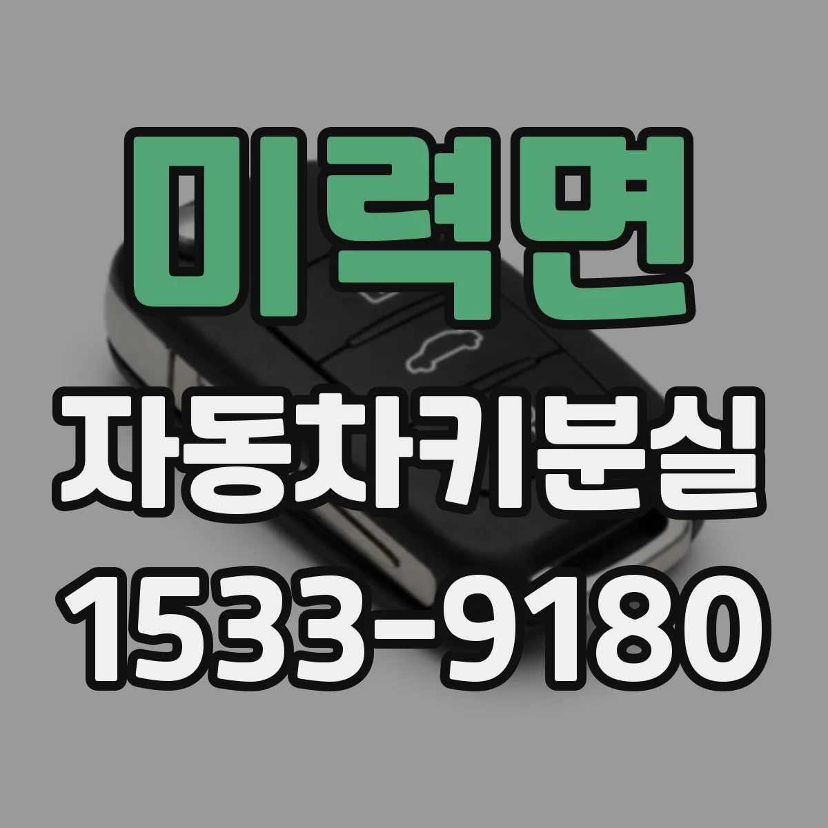 미력면 자동차키분실