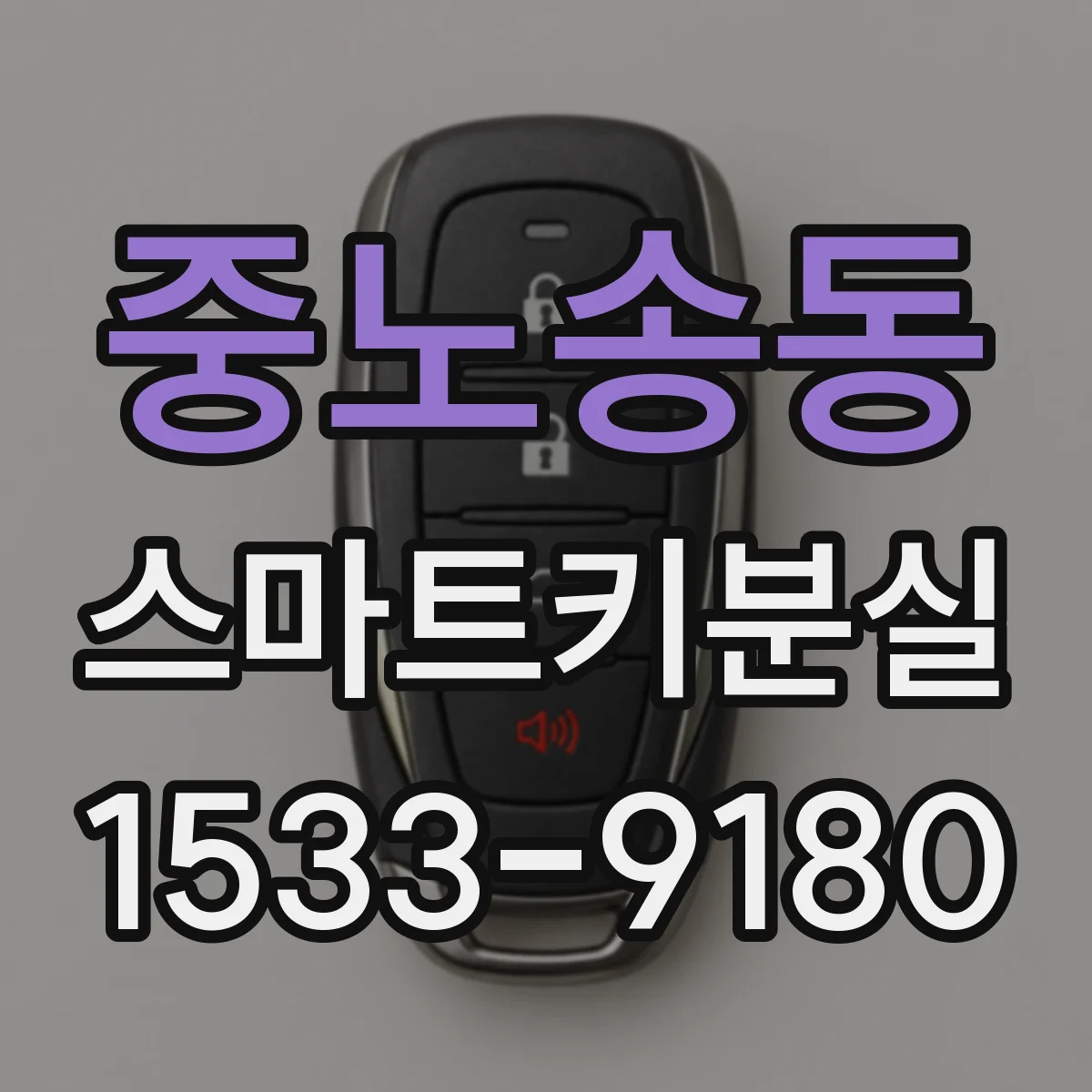 중노송동 스마트키분실