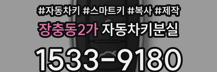 장충동2가 자동차키분실
